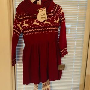 Toddler Christmas sweater dress